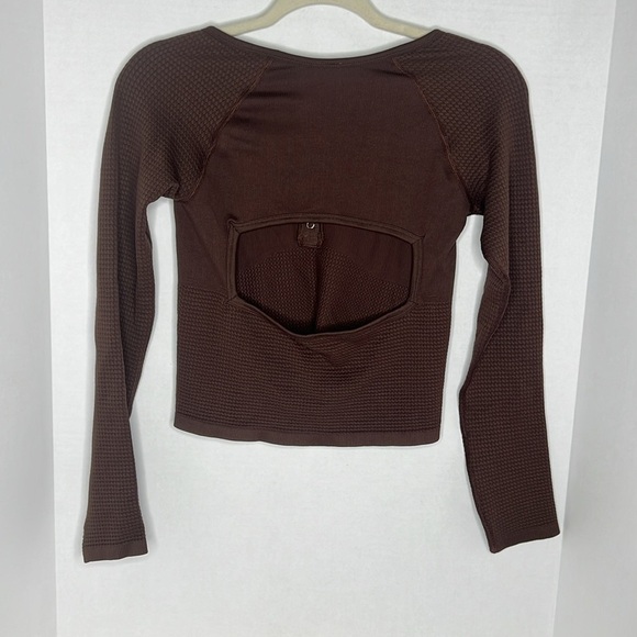 NWT Free People FP Movement Bail Out Long Sleeve Layer Cocoa M/L - Picture 7 of 7